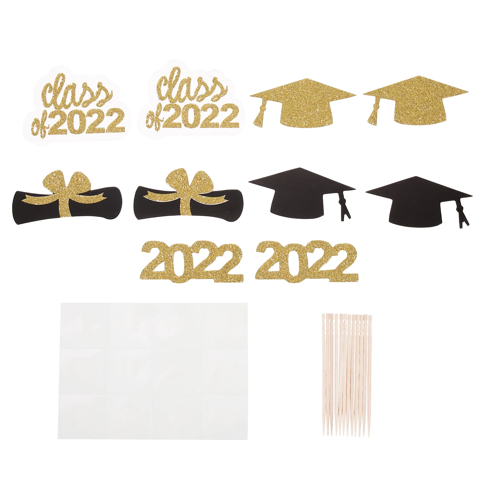 

Graduationcupcake Toppers Grad Picks Cap Party Decorations Decoration Decors Congrats Toothpick Decor Pick Graduate Dessert