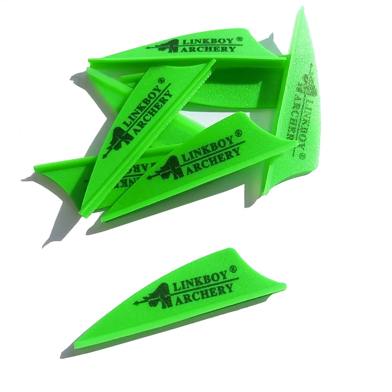Linkboy 36 шт. 1 75 "стрелы резиновые лопатки перо Fletching составной Рекурсивный Лук