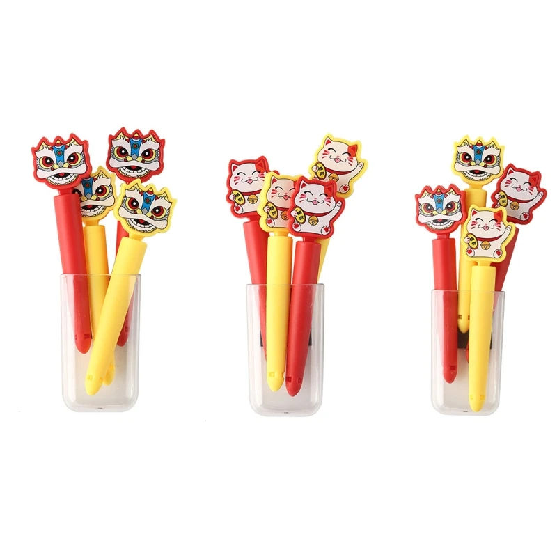 

New Cartoon Lucky Sealing Clip Portable Food Snack Bag Seal Clamps for Home Kitchen Food Moisture Proof Magnetic Sticker