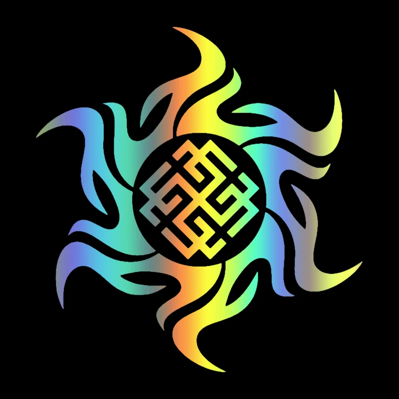 наклейки на авто Оберегом Сварожич водонепроницаемые наклейки на машину наклейка для авто автонаклейка стикер этикеты винила наклейки стайлинга автомобилей украшения на бампере автомобиля заднее стекло