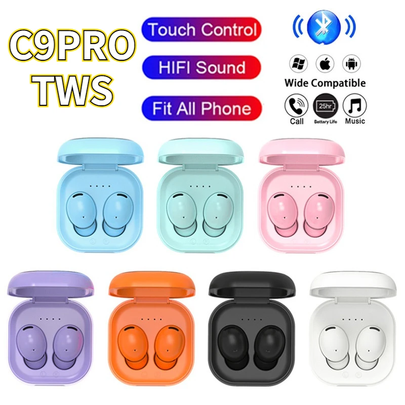 

TWS-стереонаушники C9pro с поддержкой bluetooth 5,2