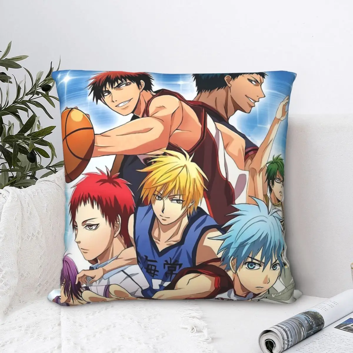 

Чехол для подушки Kuroko без корзины Kuroko и баскетбольного игрока