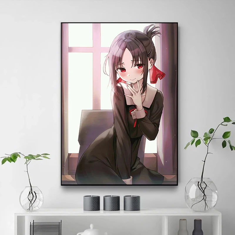 Картины KAGUYA-SAMA для спальни милый Декор комнаты декоративные принты настенная
