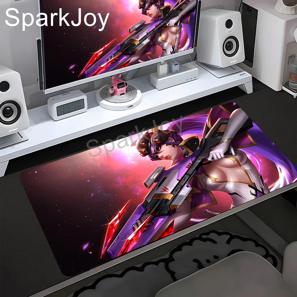 Фото Большой коврик для мыши Overwatch DIY Kawaii XXL, коврик для компьютерного стола, игровой коврик для офиса, коврик для клавиатуры, аксессуары для геймеров, коврик для мыши №2