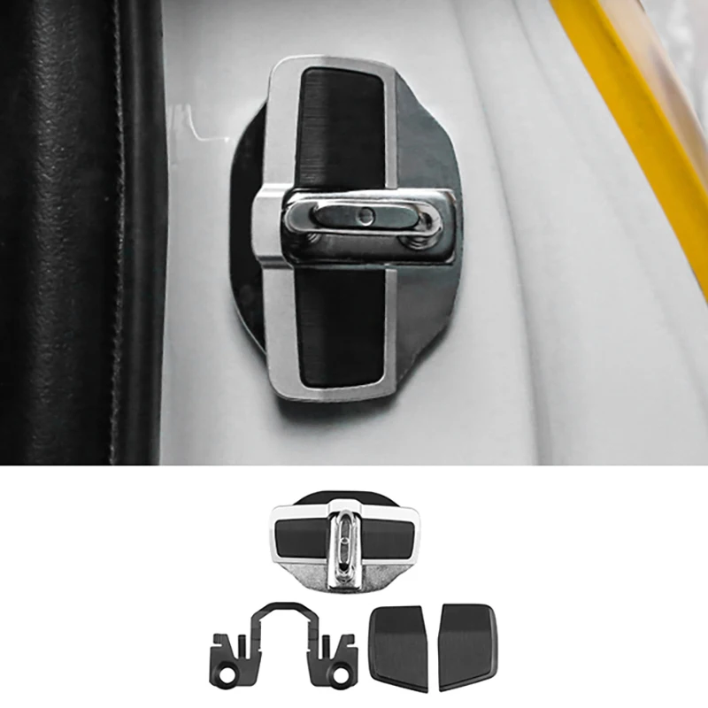 

TRD Door Stabilizer Door Lock Protector Latches Stopper Covers for Toyota Land Cruiser LC200 Alphard Vellfire