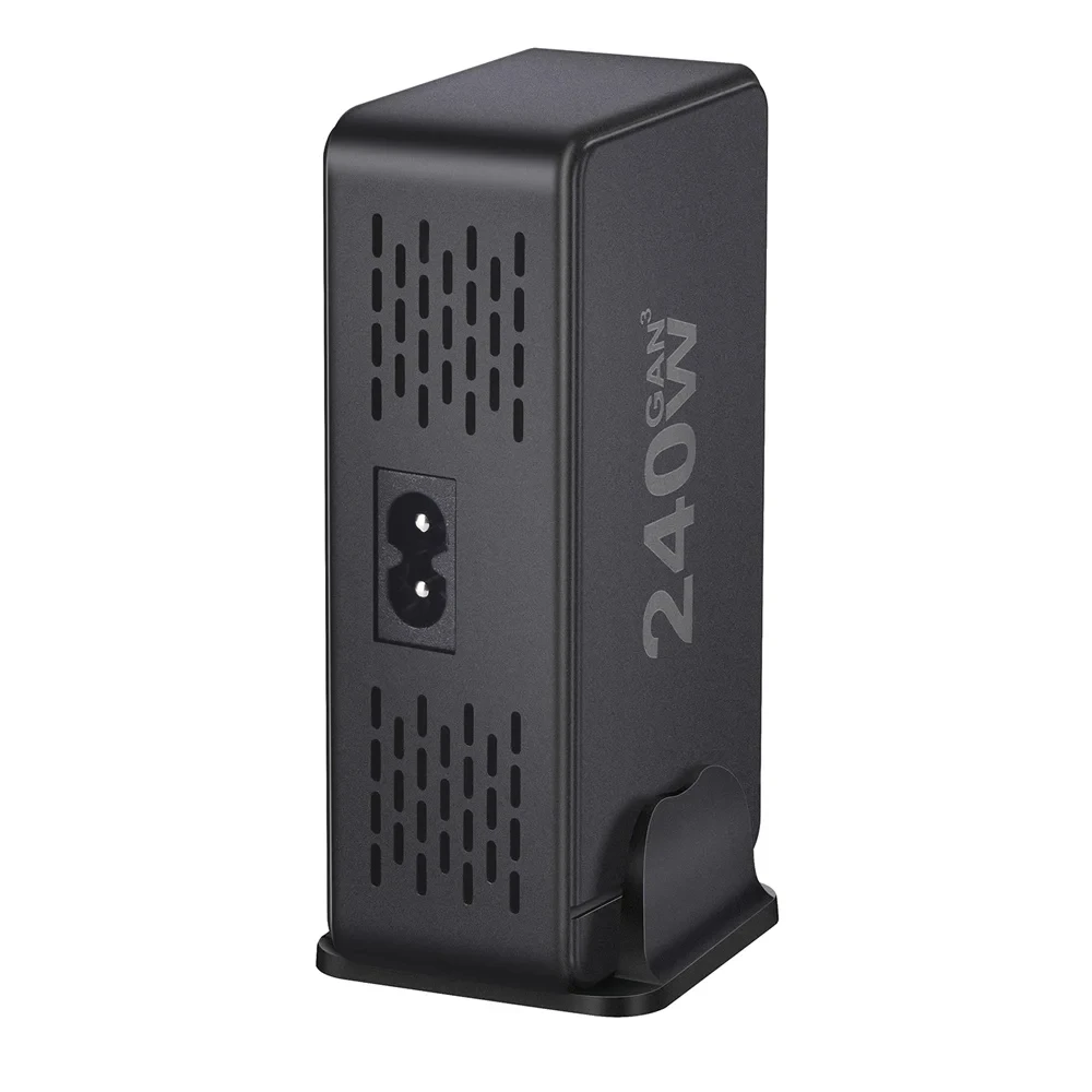 Настольное зарядное устройство GaN с 8 USB-портами 240 Вт