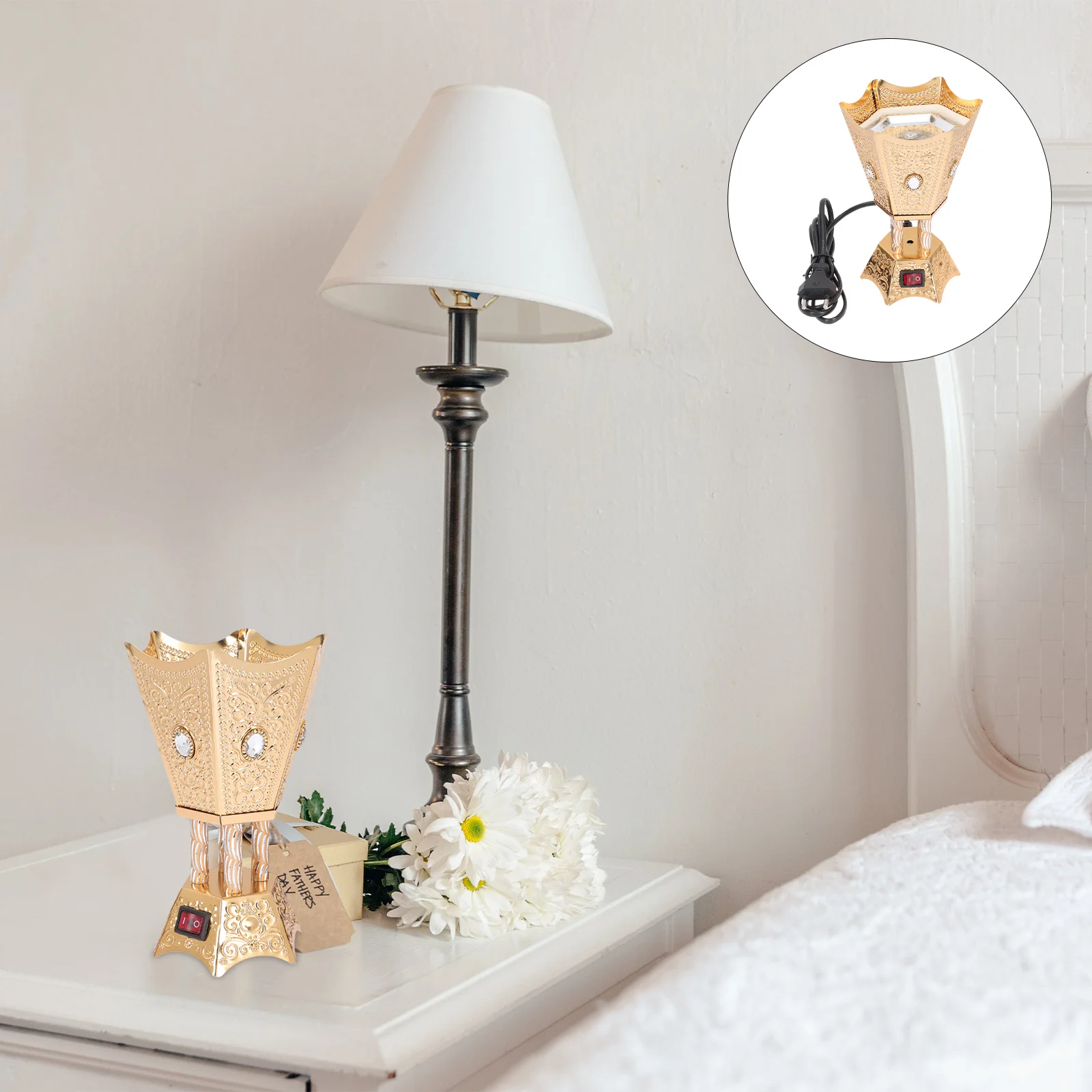 

Burner Plug-in Burner Adornment Iron Burner Iron Censer Ornament Metal Burner for Office Home