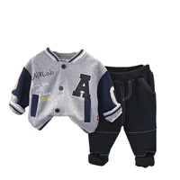 new spring autumn baby clothes children girls boys sports jacket pants 2pcssets toddler casual costume infant kids tracksuits