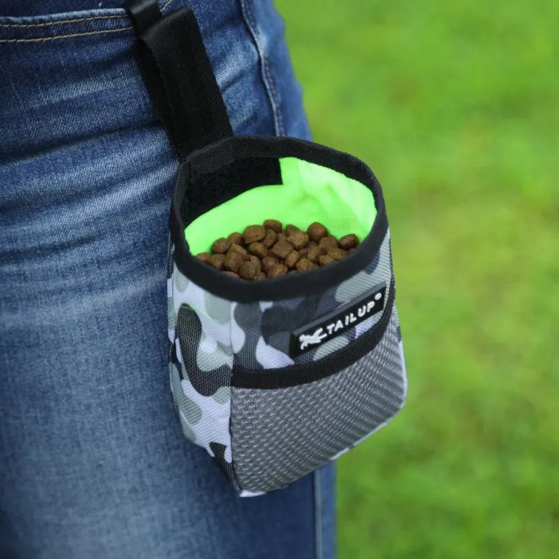 

Outdoor Dog Training Bag Oxford Portable Waist Pet Snack Bag Cat Food Container With Nylon Lining Chihuahua Training Supplies