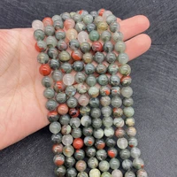 wholesale natural stone african bloodstone necklace beads 6mm 8mm 10mm charm jewelry diy necklace bracelet earring accessories