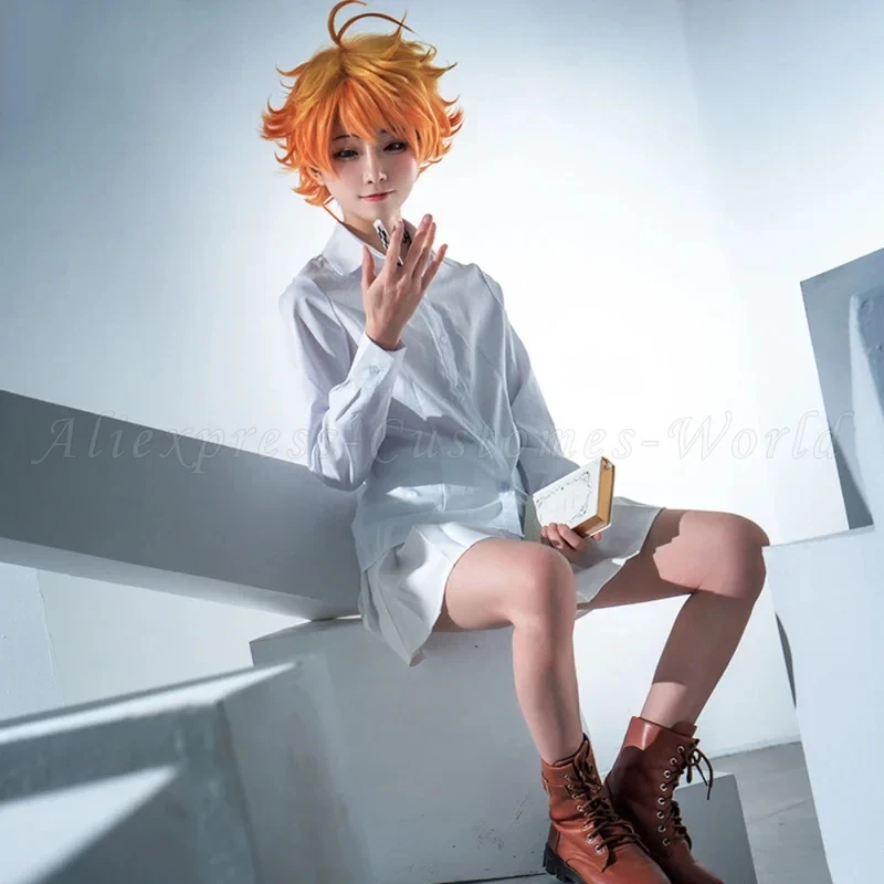 Фото Косплей-обувь по аниме «Обещанная страна Неверленд» (Yakusoku no Neverland) для персонажей Эмма, Норман, Рэй. Женский костюм. №5