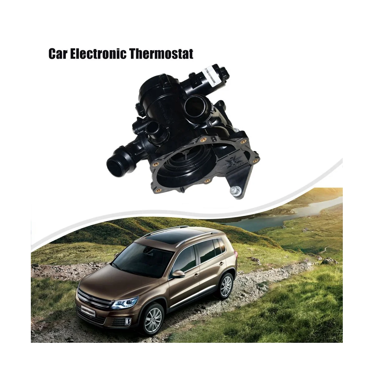 06K12160 0D Автомобильный электронный термостат для VW Tanyue Tiguan Maiteng Golf Audi A3 A4 A6L TT
