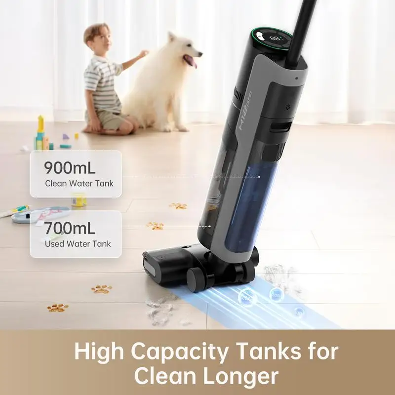 Dreame H12 PRO Пылесос для влажной и сухой уборки перезаряжаемая беспроводная пылесос