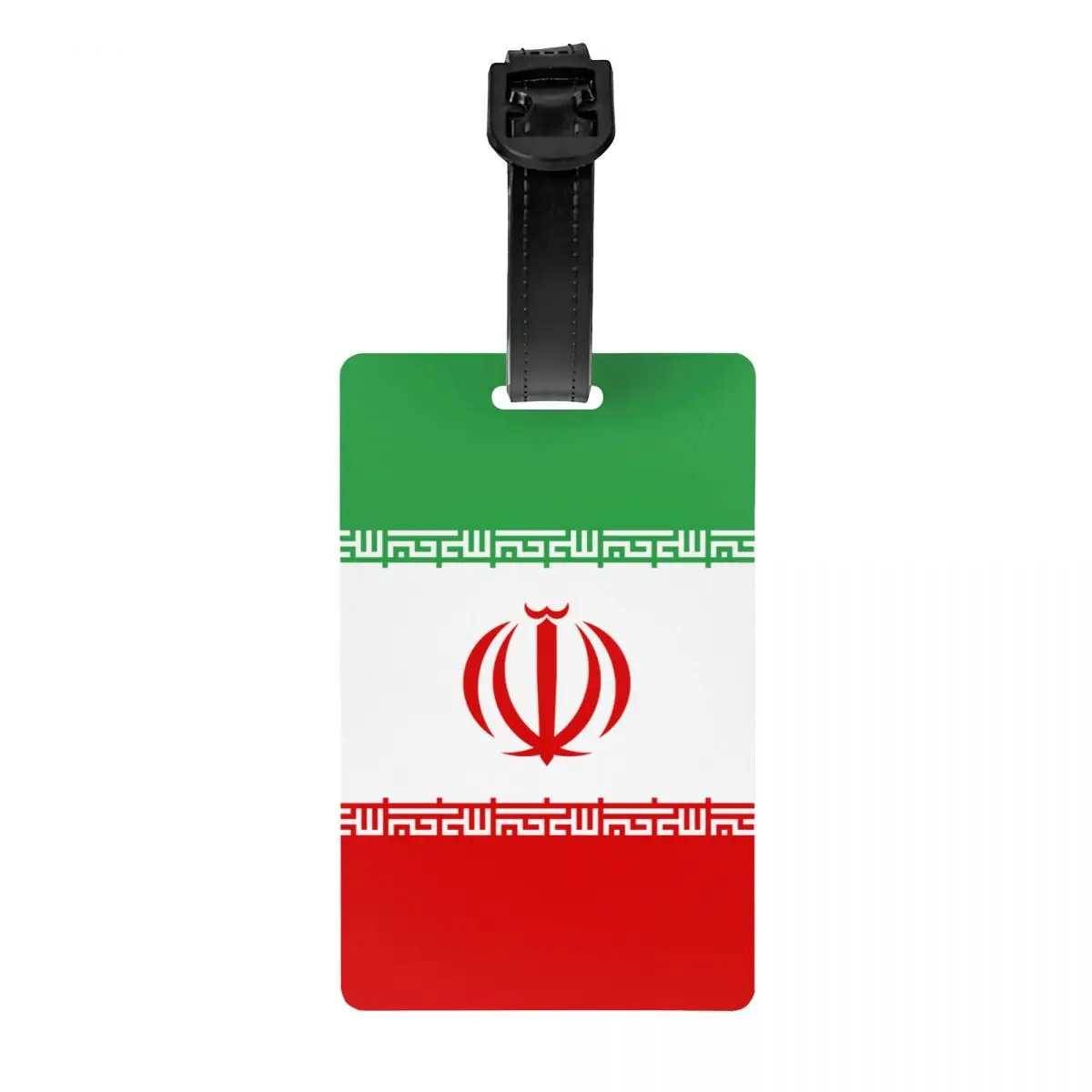 

Flag Of Iran Luggage Tags for Travel Suitcase Privacy Cover Name ID Card