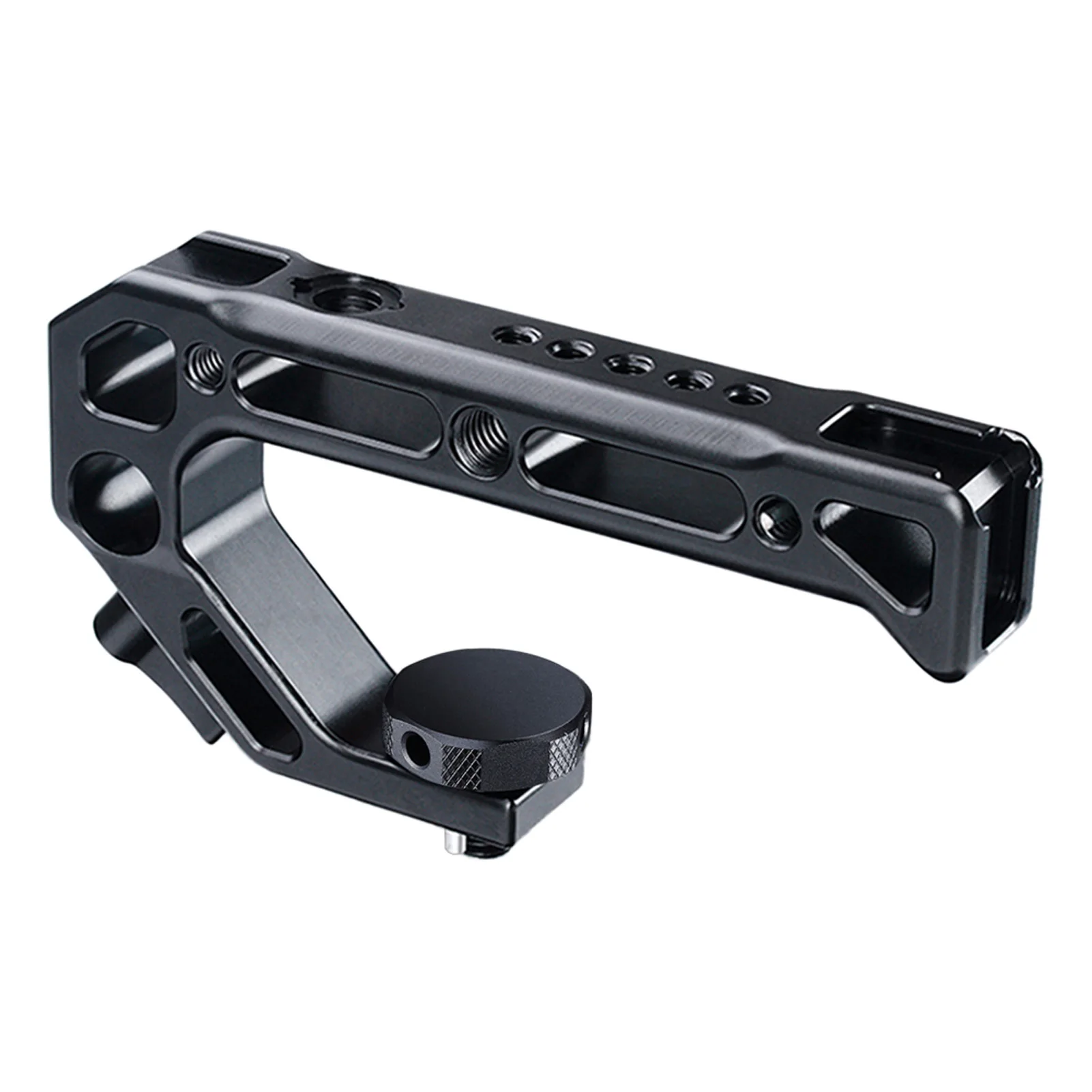 

UURig R008 Universal Camera Top Handle Handgrip with Cold Shoe Mounts 15mm Rod Clamp 3/8 Inch Screw