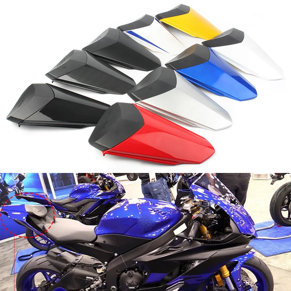 

For Yamaha YZF 600 R6 YZFR6 2017- 2022 ABS Motorcycle Pillion Rear Seat Cover Passenger Cowl Solo Fairing