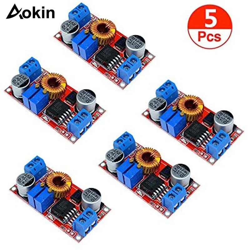 

5PCS XL4015 5A DC to DC CC CV Lithium Battery Step down Charging Board Lithium Charger Step Down Module XL4015 E1