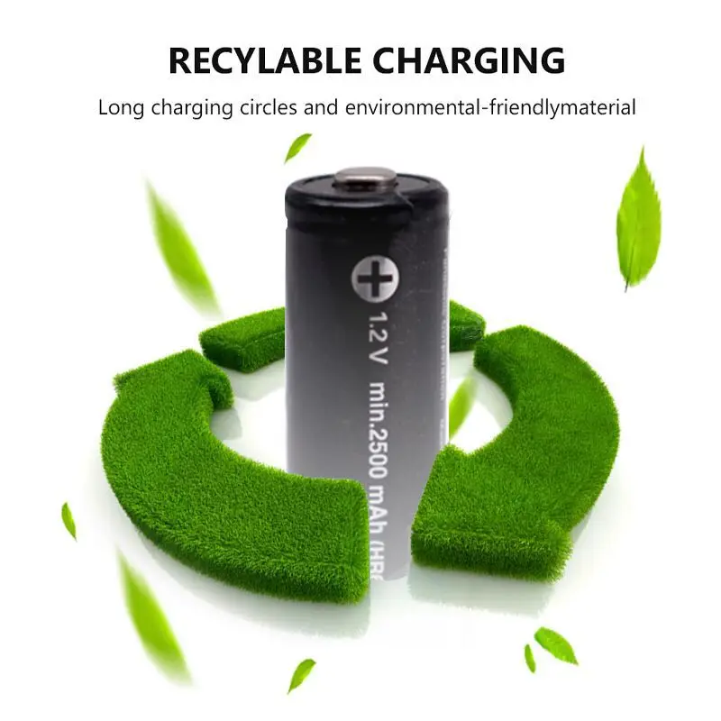 Original Panasonic Eneloop 1.2V 2550mAh NI-MH Rechargeable Batteries For Camera Flashlight Toy Shaver Pre-Charged battery