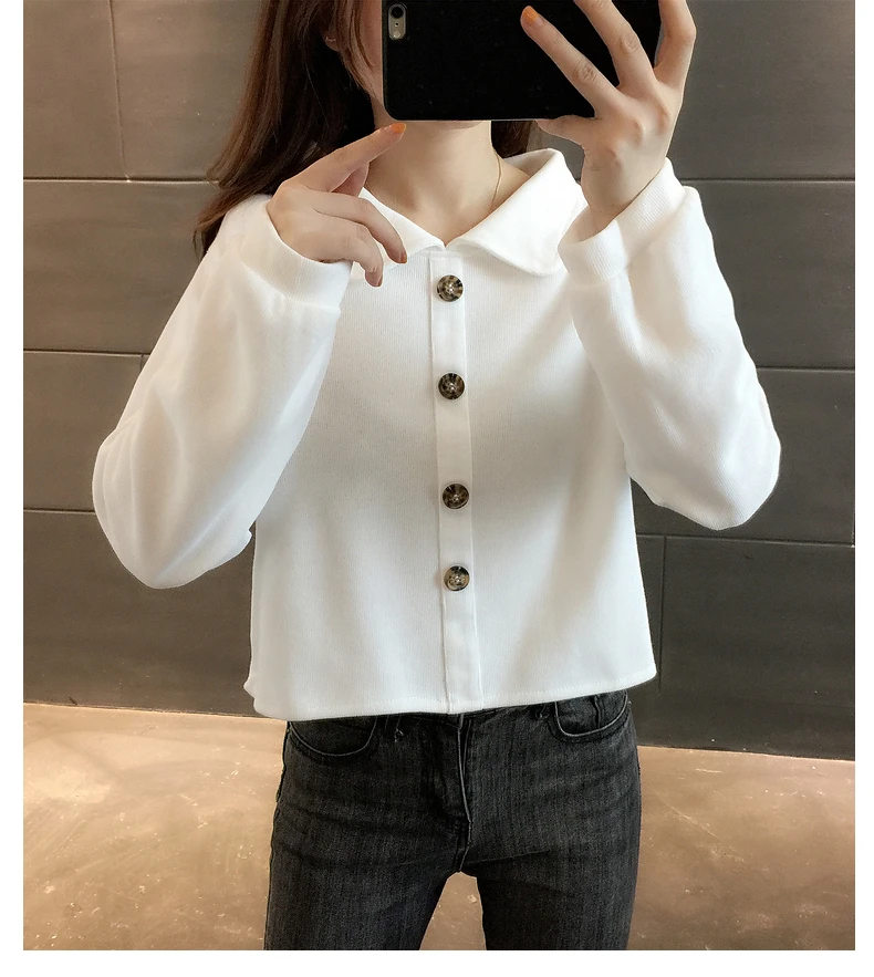

Sweater Women Jumper 2021 Winter Loose Long Sleeve Knitted Pullover Sweater Female Black