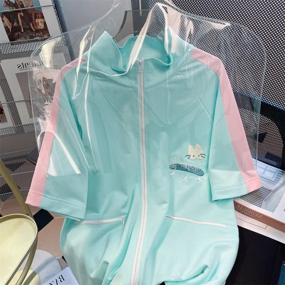 Женский свободный спортивный костюм повседневный комплект из двух предметов