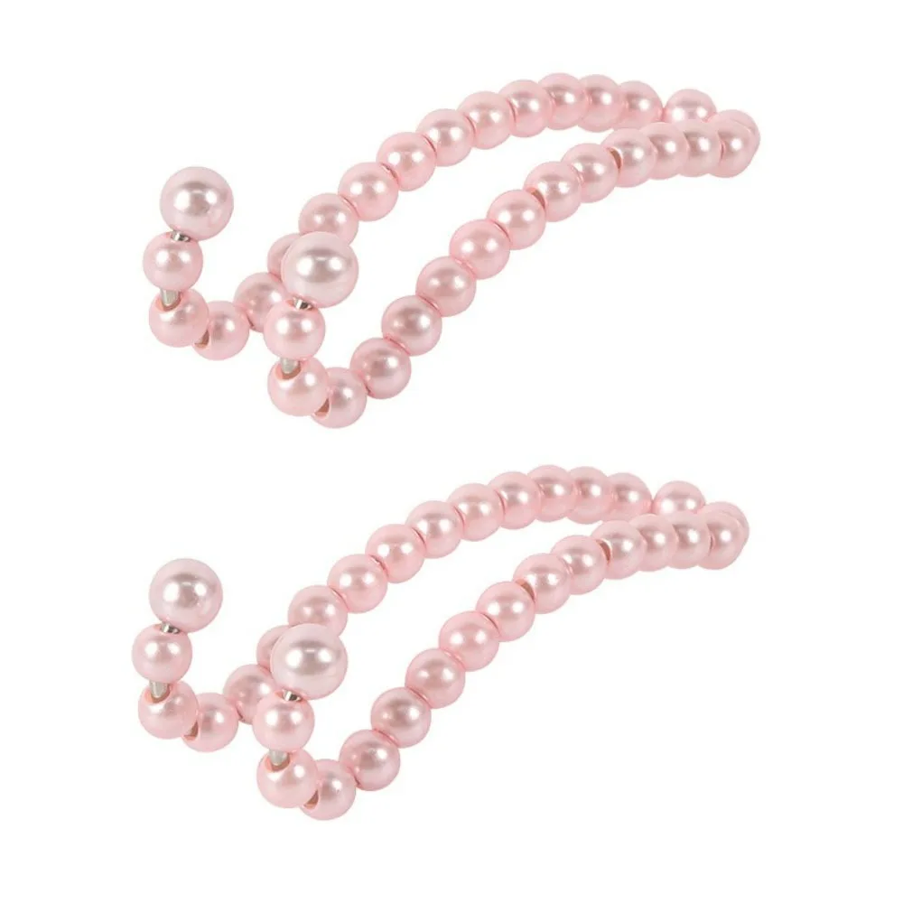 

2 шт. подвесные крючки для заднего сиденья автомобиля, прочная жемчужная вешалка для хранения, автокрючок, многофункциональные милые крючки для подголовника автомобильного сиденья