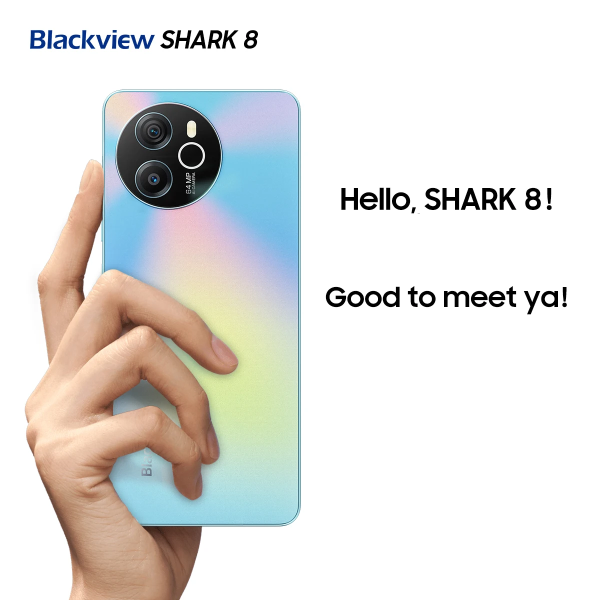 Смартфон Blackview SHARK 8, Helio G99, Android 13, 6,78 дюйма, FHD +, 120 Гц, 2,4 K, 16 + 256 ГБ, 64 мп