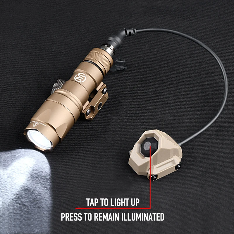 Тактический новый кнопочный переключатель AXON SL подходит для фонарика M300 M600 PEQ DBAL