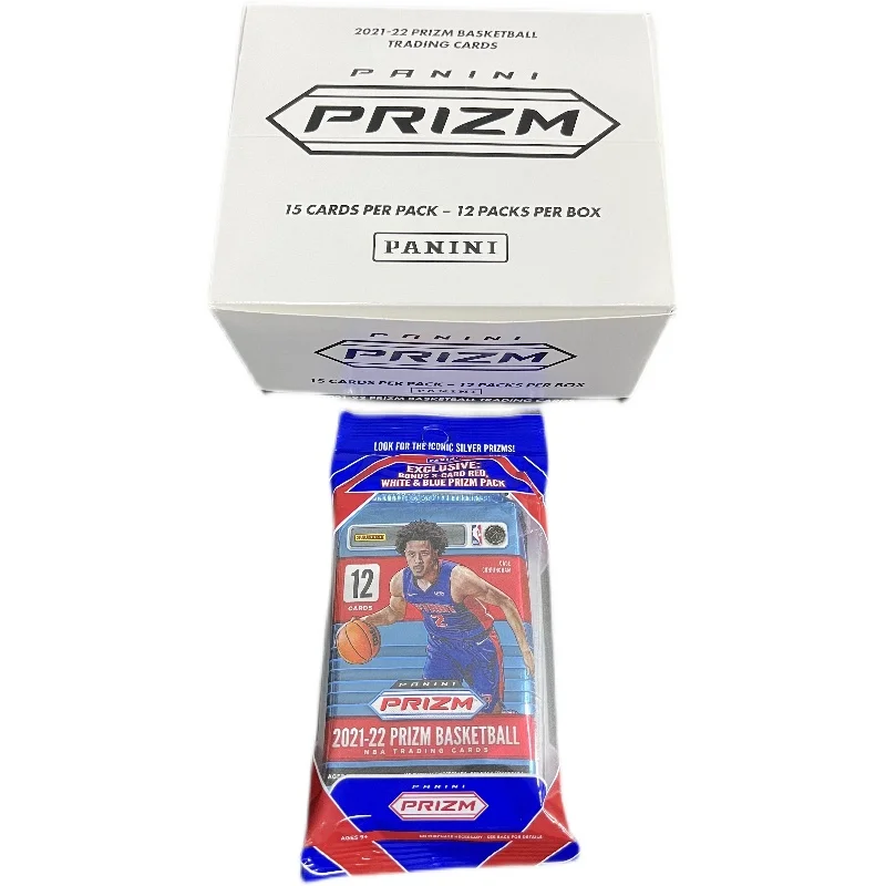 

Panini 2021 22 Prizm Optic Limited Edition Fat Pack Panini PZ Fat Pack Large White Box Single Pack Collectibles Gifts