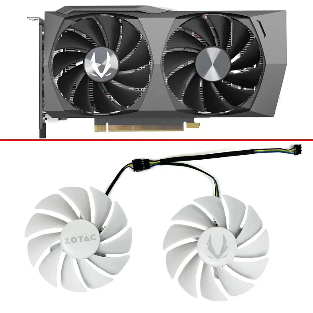 Охлаждающий вентилятор для ZOTAC Gaming RTX 3060 Twin Edge RTX3050 RTX3060Ti графическая карта памяти охлаждающий вентилятор GPU 88 мм CF9015H12S