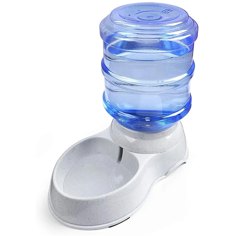 

Pet Water Dispenser Station - 1 Gal Replenish Pet Waterer For Dog Cat Animal Automatic Gravity Water Drinking Fountain