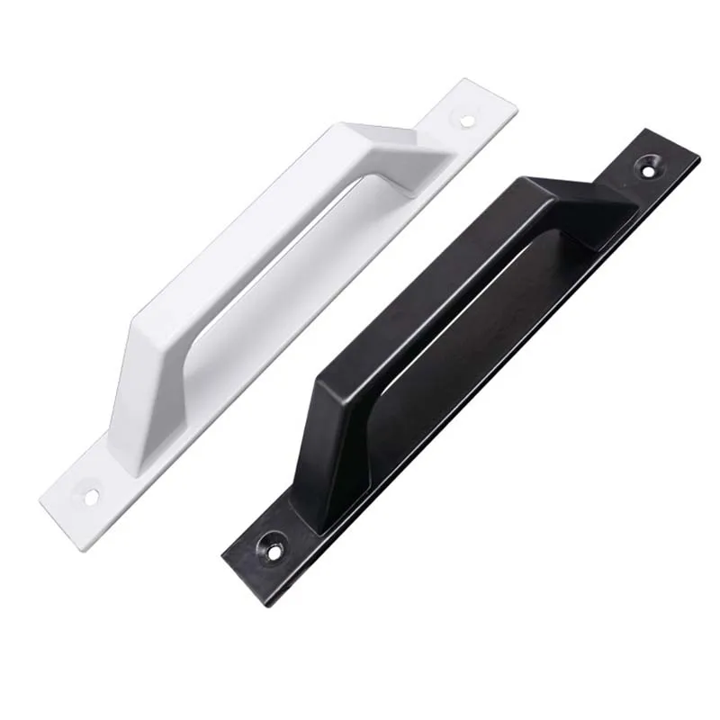 

Modern Minimalist Kitchen Sliding Door Sliding Door Barn Door Handle Black Exposed Large Wardrobe Door Wooden Door Handle Konbs