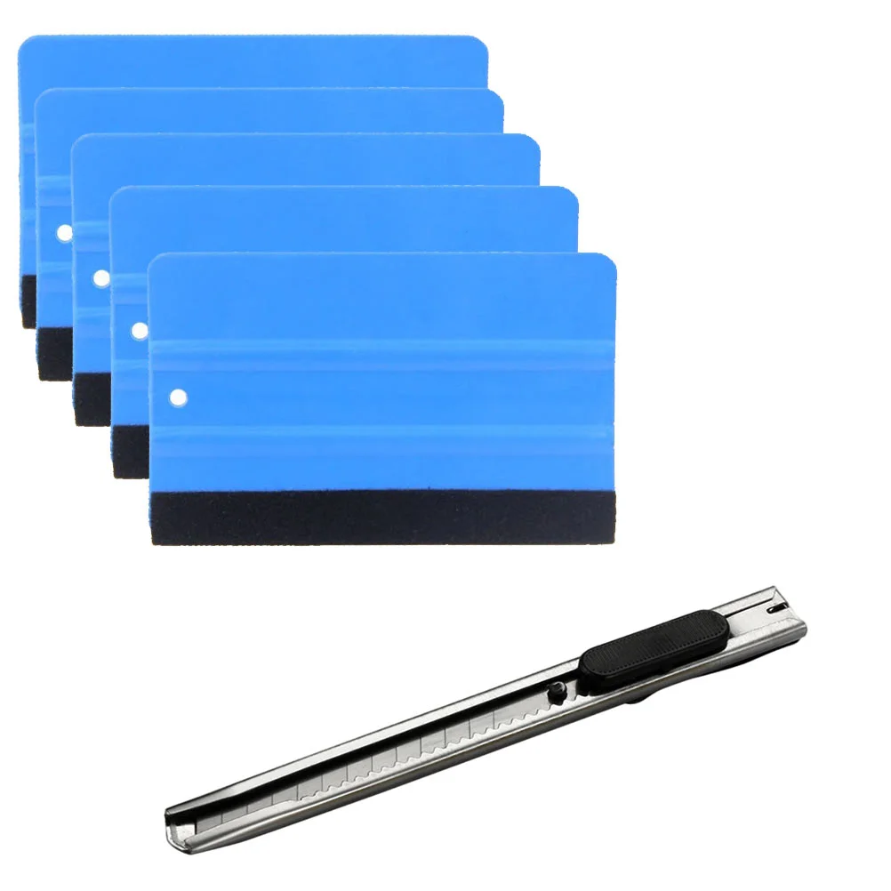 

6 Scraper Premium Prime Professional Squeegee Tool for Film Car