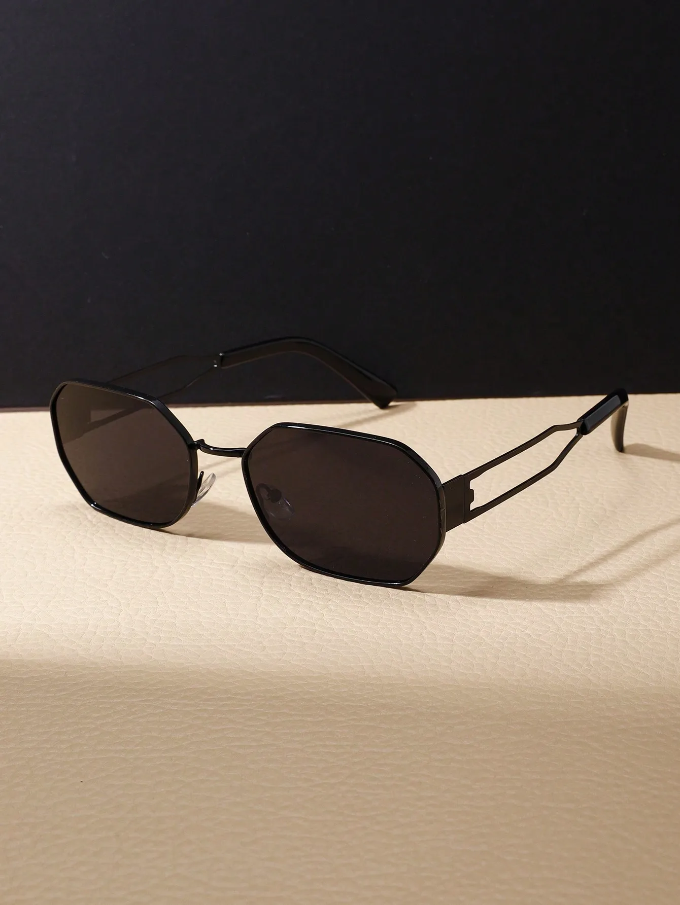 1 шт. Винтажные Солнцезащитные очки в металлической оправе