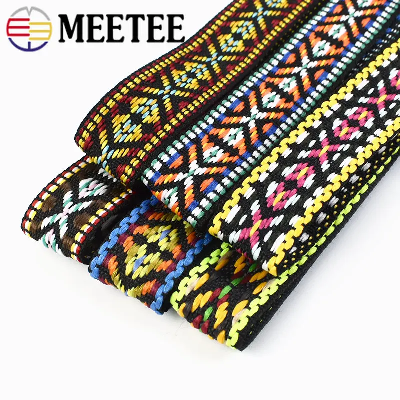 

15Yards(13.6meters) 20mm Polyester Jacquard Webbing DIY Sewing Webbings Ribbons Clothes Bag Straps Hats Decor Garments crafts