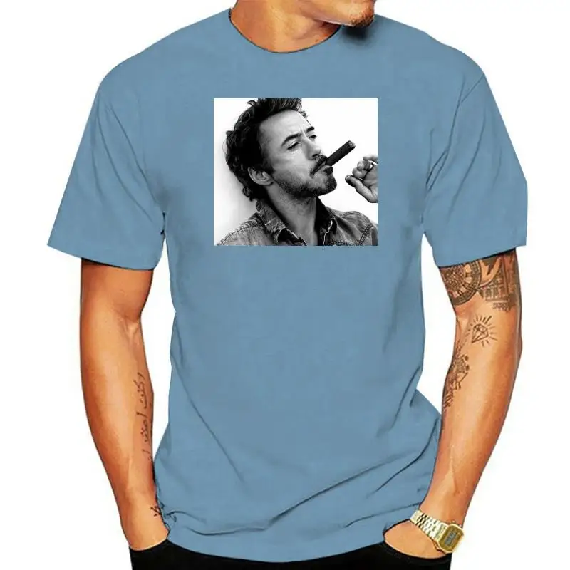 

Iron Man T Shirt Robert Downey Jr T-Shirt Short-Sleeve Streetwear Tee Shirt Cotton Cute Printed Man Tshirt Streetwear