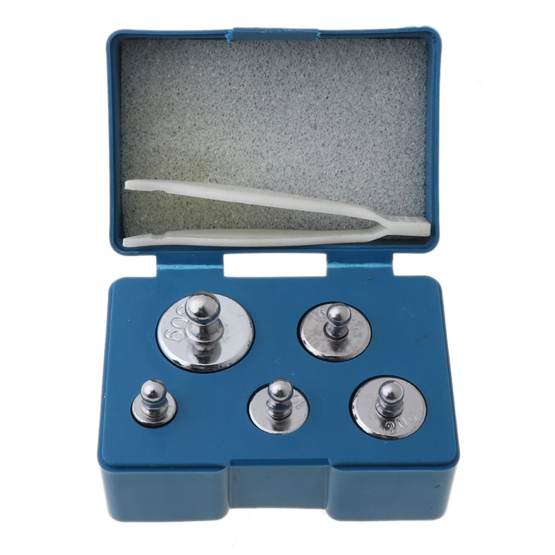 

57EC 5Pcs 105 Grams Precision Calibration Scale Weight Digital Set 5g 10g 2x20g 50g