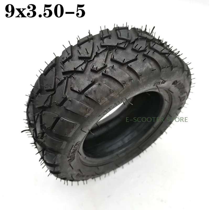 

9x3.50-5 Electric Scooter Tubeless Off-Road Tire 9 Inch Vacuum Wear-resistant Wheel Tire 9*3.50-5 Snow Sweeper Tire