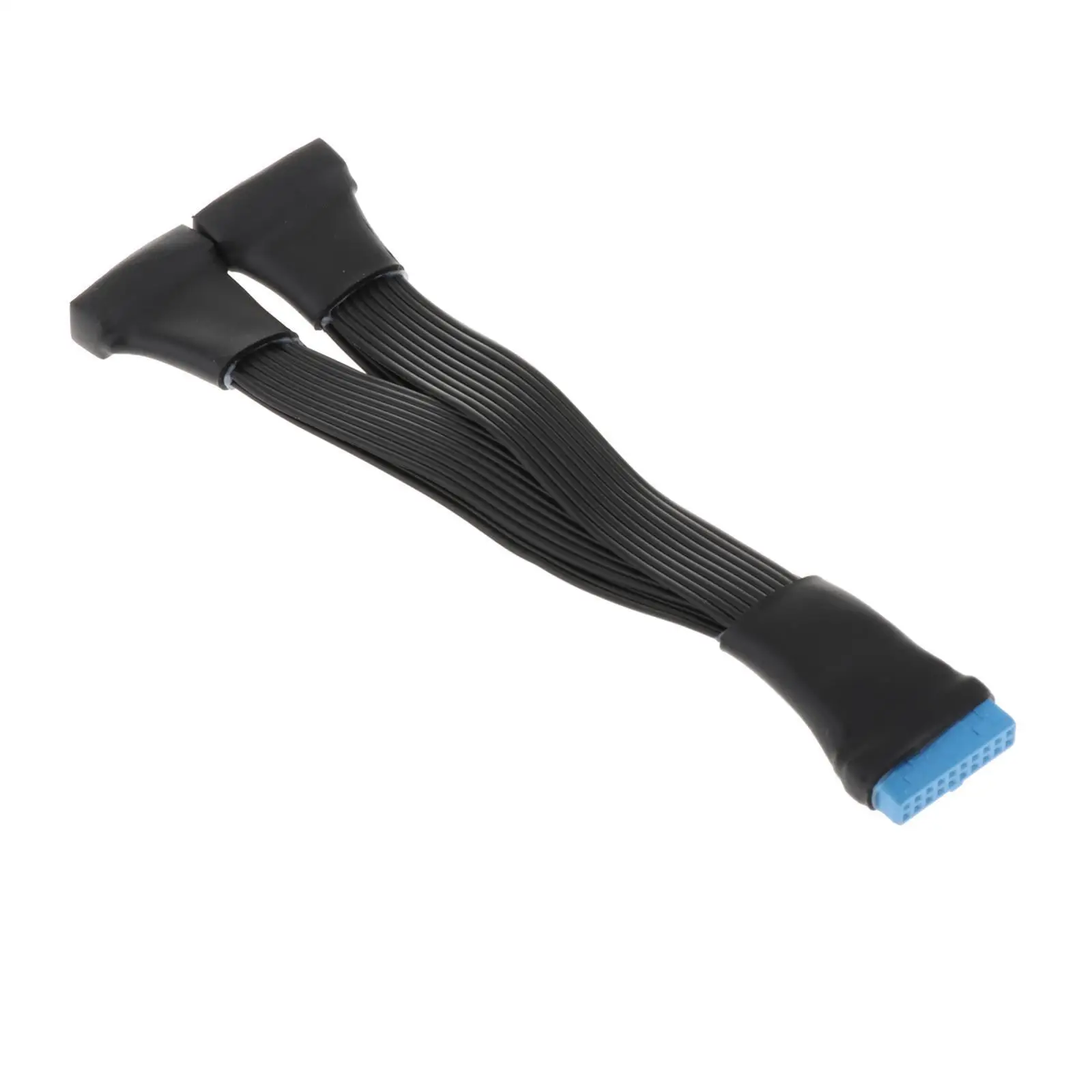 19-контактный USB-разъем папа от 1 до 2 мама для материнской платы 200 мм