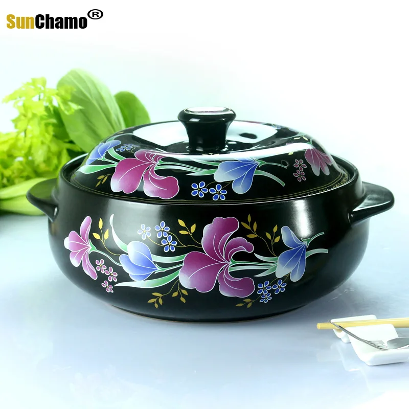 

Korean Lily Soup Pot Rice Vermicelli Casserole Casserole Braised Chicken Stew Ceramic Pot Medicine Pot
