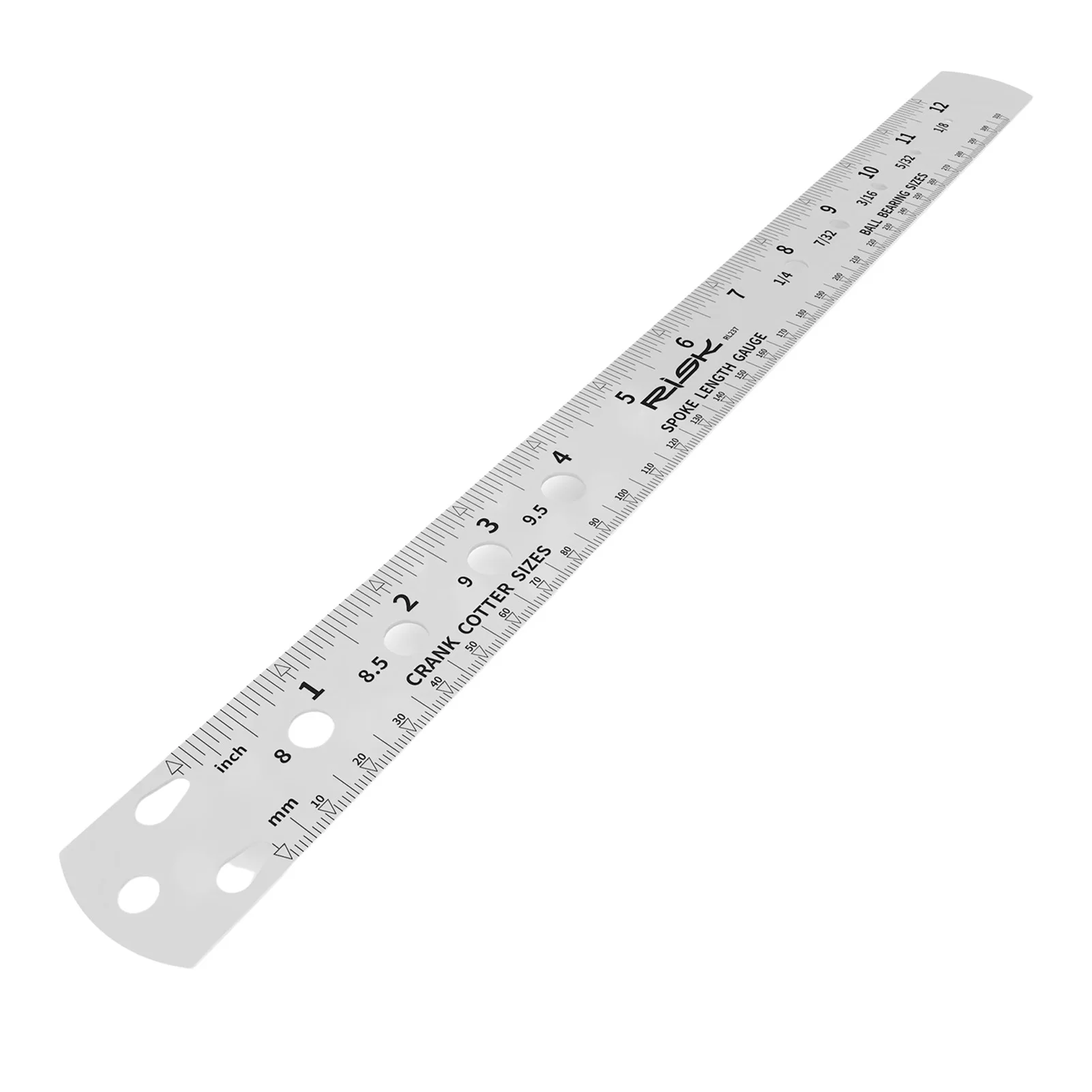 

Bicycle Spoke Measuring Ruler Double-Sided Printing Mountain Road Bike Wire Spoke Length Measuring Ruler Easy To Use Gauge Screw