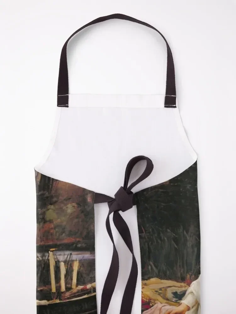 The Lady of Shallot - Фартук John William Waterhouse Art Beauty