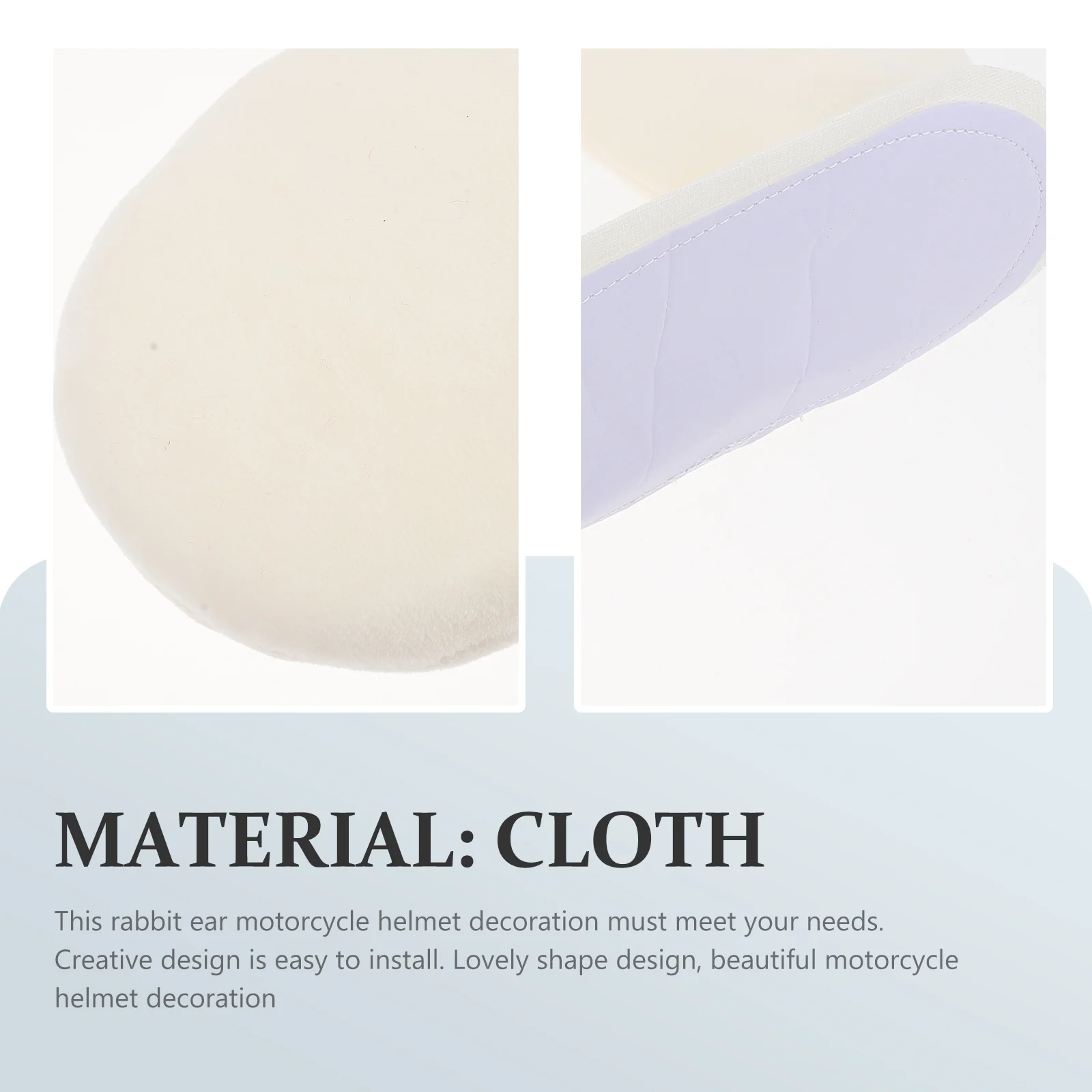 Кроличьи уши орнамент креативное украшение мотоцикл кролик декор аксессуар