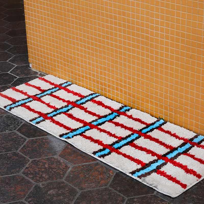 Шикарный сетчатый ковер для гостиной длинный коврик спальни противоскользящий
