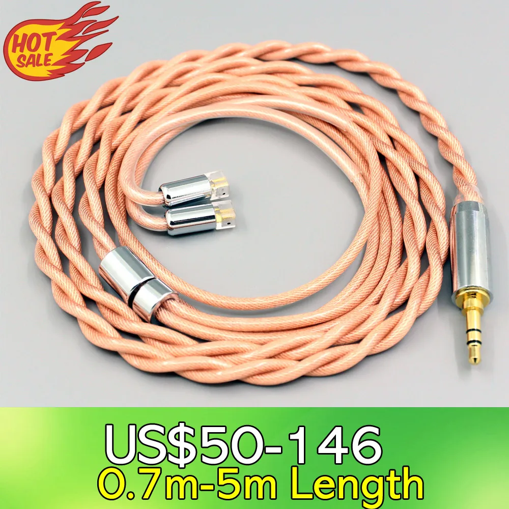 Type6 756 core Shielding 7n Litz OCC Earphone Cable For UE11 UE18 pro QDC Gemini Gemini-S Anole V3-C V3-S V6-C LN007983