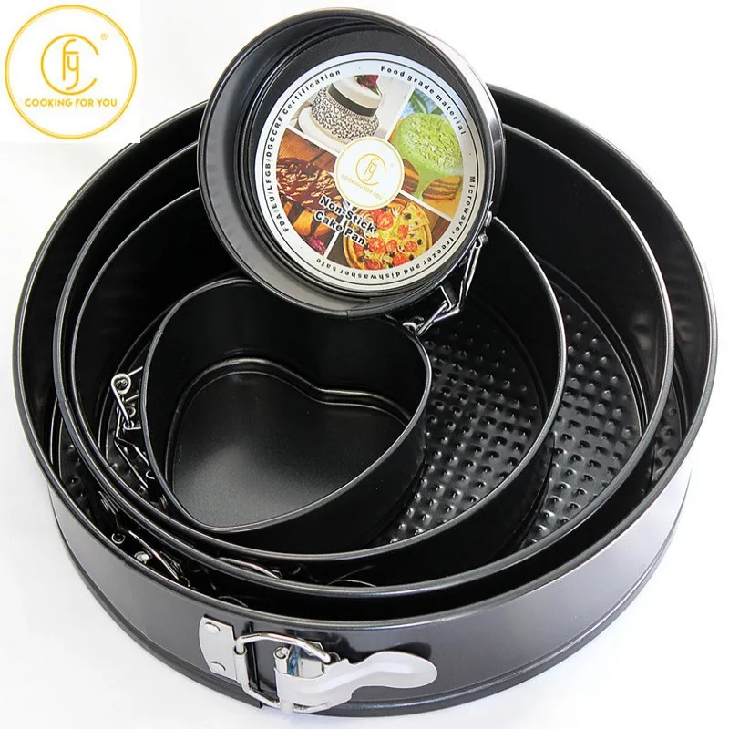 

4/7/9/10 Inch Non-Stick Removable Bottom Metal Cake Pan Set Bake Mould Cake Mold Baking Accessories and Tools Bakery Accessories