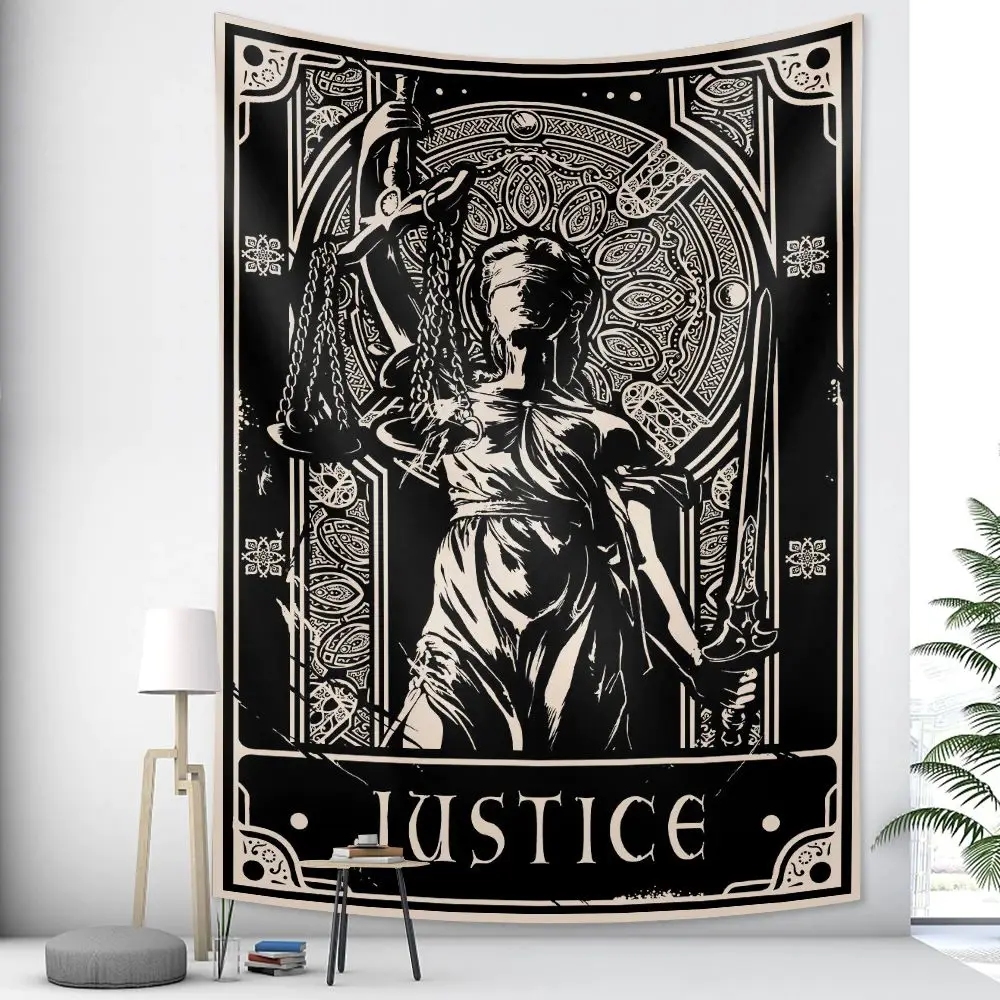 

Multi-Size Optional Tarot Card Psychedelic Scene Home Decoration Tapestry Hippie Bohemian Decoration Divination Bedroom Pendant