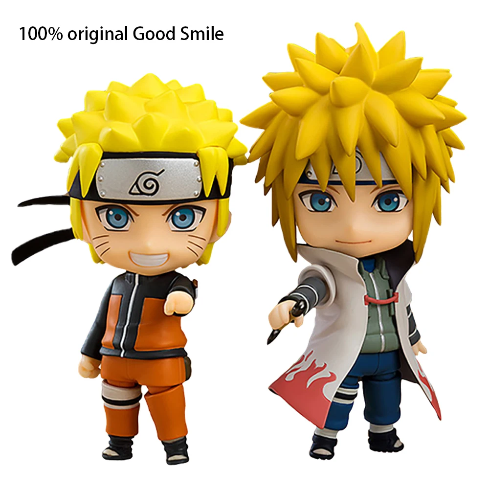 

100% оригинальная модель аниме «Хорошая Улыбка» Namikaze Minato Nruto Nendoroid, Модель Наруто: Shippuden, 10 см, коллекционная экшн-фигурка, подарки