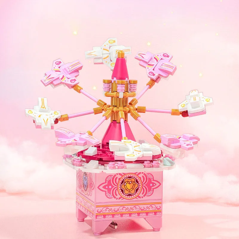 Аниме Keeppley сборные строительные блоки Dreamland музыкальная шкатулка женская модель