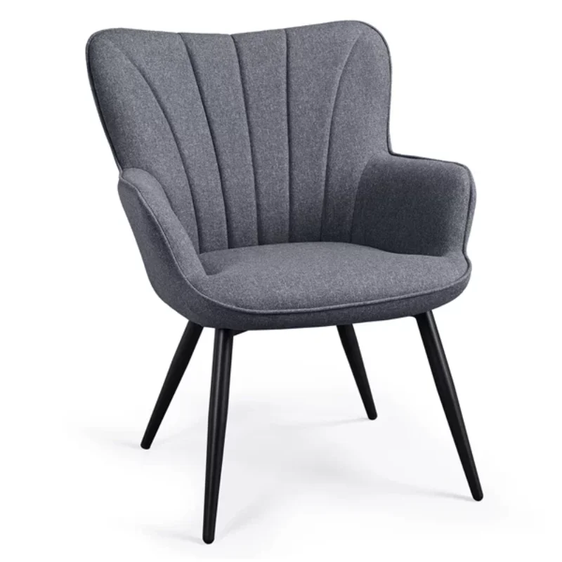 

SMILE MART Wingback Chair, Gray luxury modern sofa sofa bed