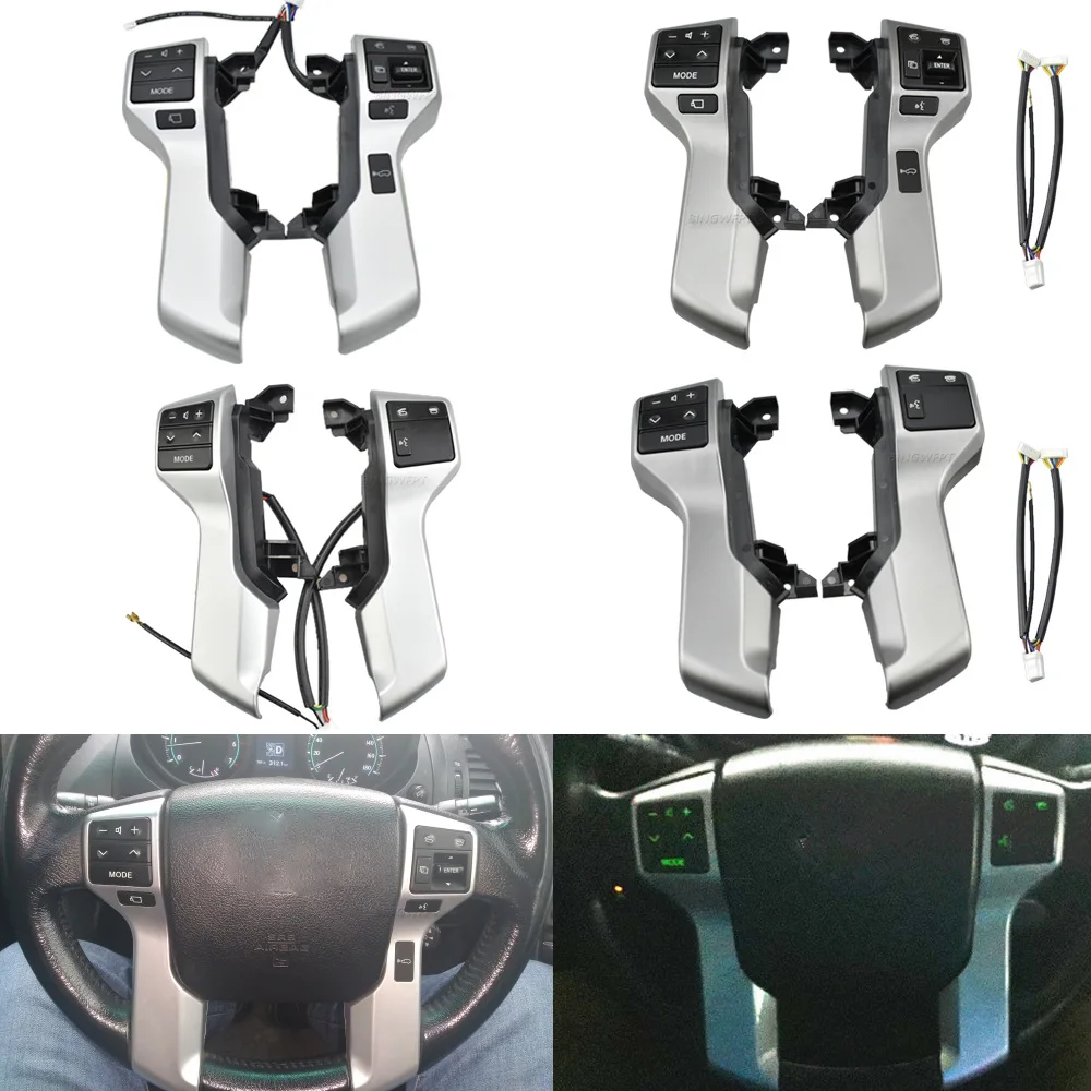 

Для Toyota Prado 84250-60180 Многофункциональная кнопка рулевого колеса Аудио Bluetooth круиз-контроль